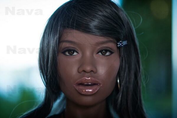 Kiara - Bony Black Skin Lifelike Real Doll with Metal Skeleton-BSDoll Realistic Sex Doll