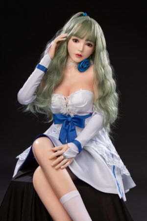 Fealty - Green Hair Lifelike Silicone Head Sex Doll