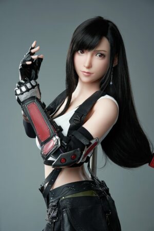 Tifa - Brunette Anime Sex Doll with Silicone Head