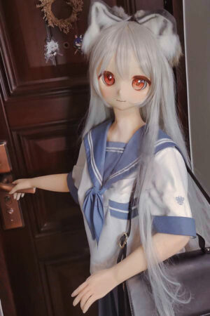 Roxanne Wolf  – Silver Hair Anime Sex Doll With PVC Head