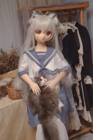 Roxanne Wolf  – Silver Hair Anime Sex Doll With PVC Head