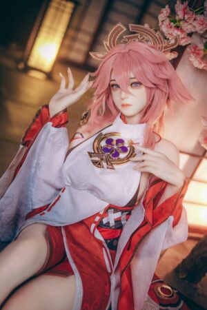 Yae Miko - Genshin Full Size Sex Doll with Big Breast - US Stock