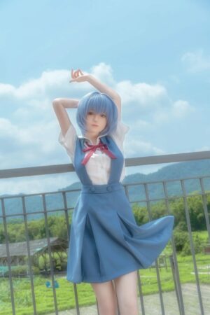 Rei Ayanami -  Anime Sex Doll with Blue Hair