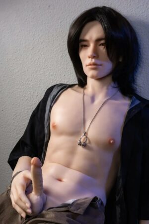 Xander - Real Melancholic Male Sex Doll with Flowing Hair 5ft11/177cm