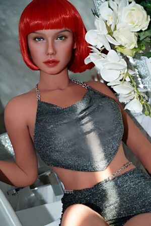 Patel - Lifelike Sex Doll with Red Short Hair