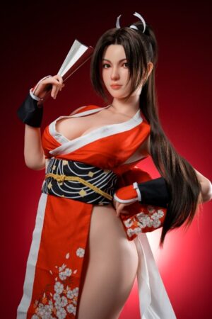Mai Shiranui - Cosplay Lifelike Sex Doll with Silicone Head